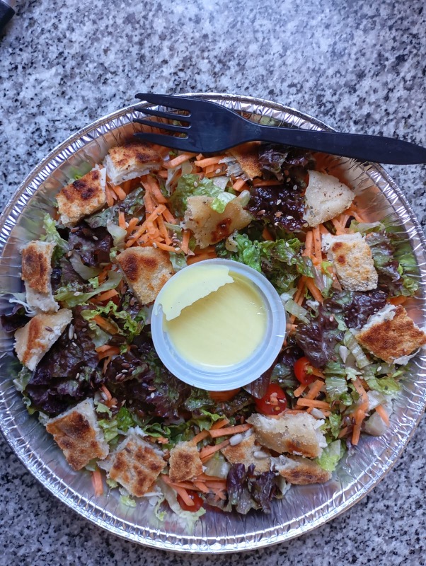 Ensalada con aderezo
